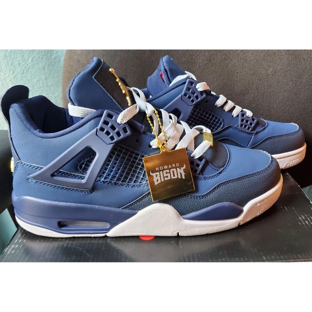 Air Jordan 4 Retro Howard University PE. Size 10